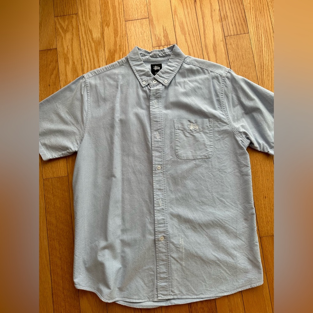Vintage Stussy Oxford Short-sleeve Button-down